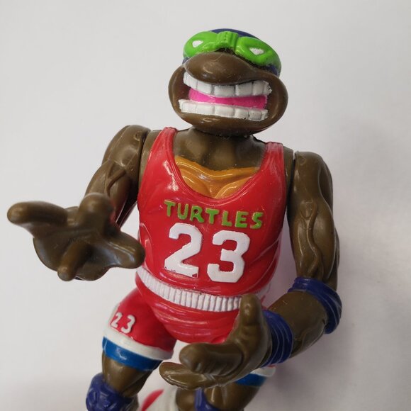 TMNT Slam Dunkin' Don Action Figure 1991 - Teenage Mutant Ninja Turtles - Picture 3 of 8